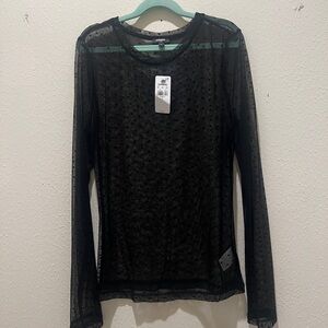 NWT Express sheer top